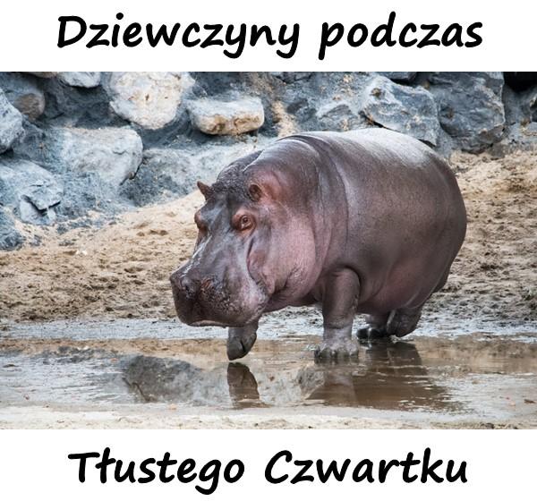 Dziewczyny podczas Tłustego Czwartku