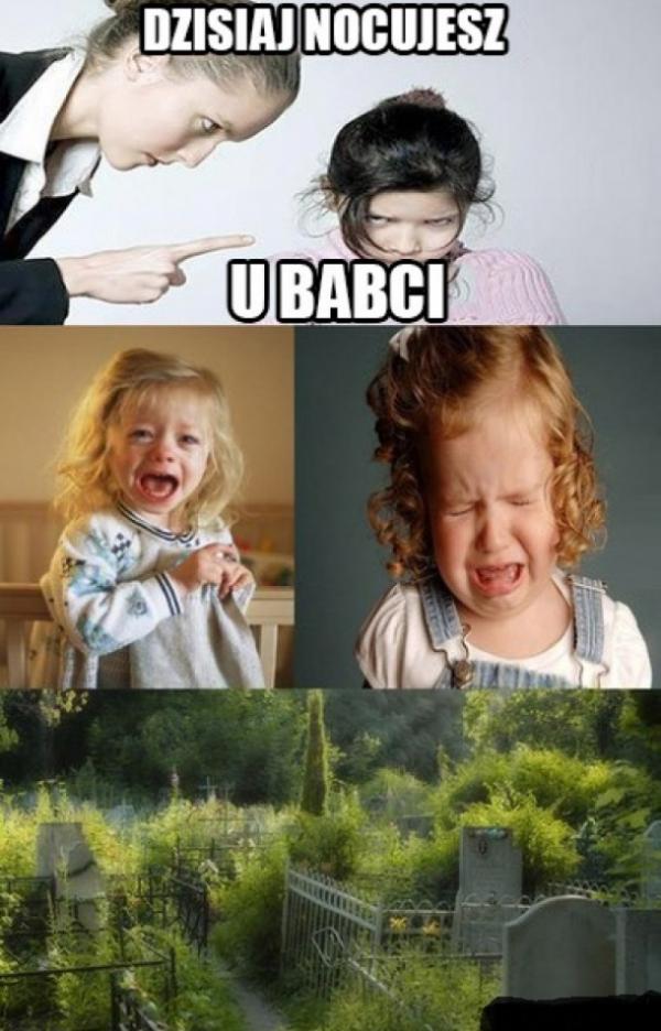 Dzisiaj nocujesz u babci