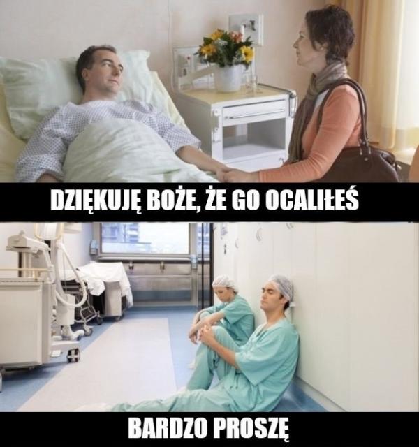 Dziękuję Boże, że go ocaliłeś