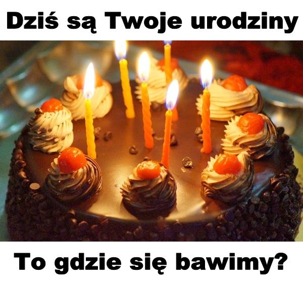 Dziś są Twoje urodziny. To gdzie się bawimy