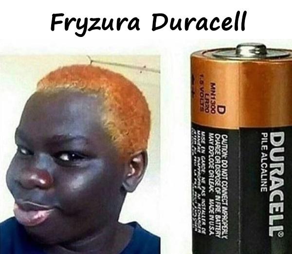 Fryzura Duracell