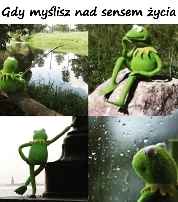 Gdy myślisz nad sensem życia