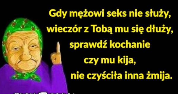 Gdy mężowi seks nie służy