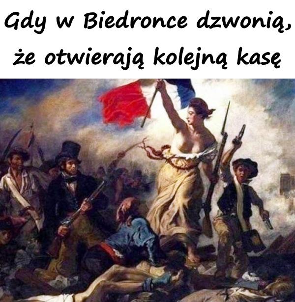 Gdy w Biedronce dzwonią, że otwierają kolejną kasę