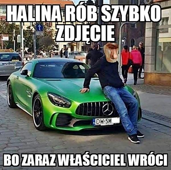 Halina rób szybko zdjęcie, bo zaraz właściciel wróci