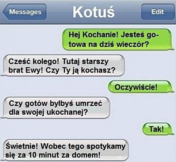 - Hej! Kochanie jesteś gotowa na dziś wieczór? - Cześć