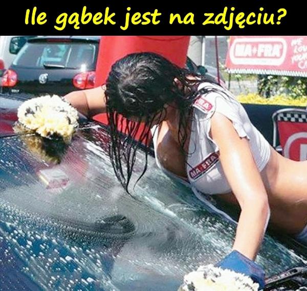 Ile gąbek jest na zdjęciu