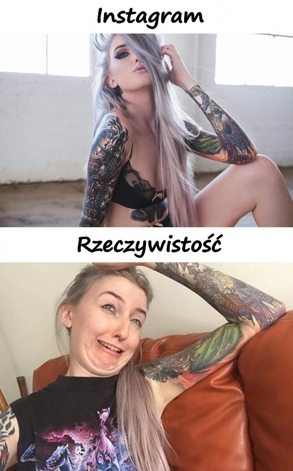 Instagram a rzeczywistość