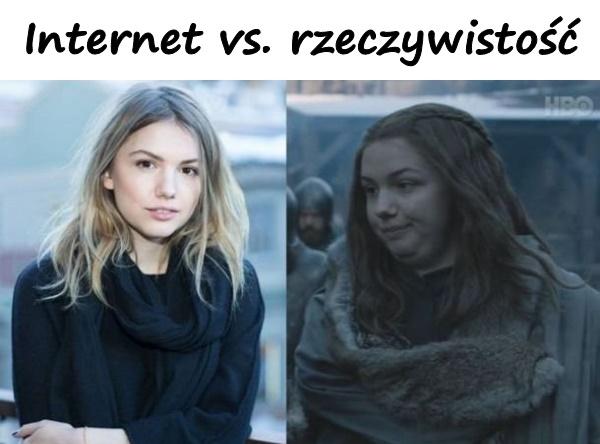 Internet vs. rzeczywistość