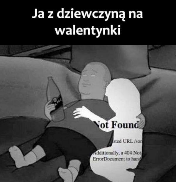 Ja z dziewczyną na Walentynki