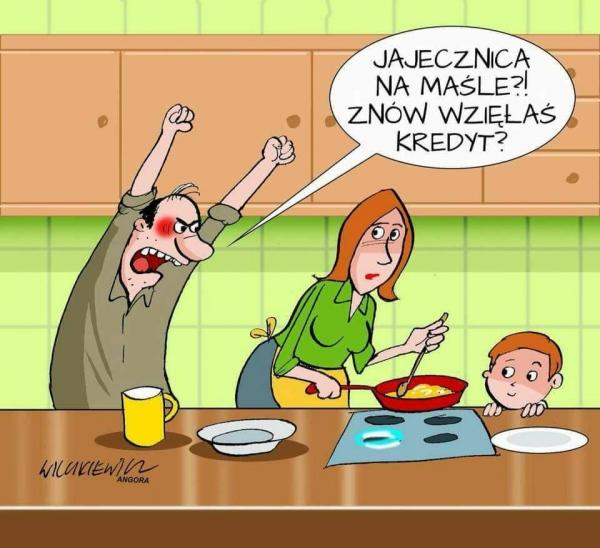 Jajecznica na maśle? Znowu wzięłaś kredyt