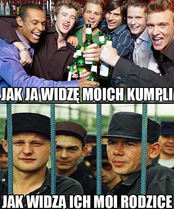 Jak ja widzę moich kumpli. Jak widzą ich moi rodzice