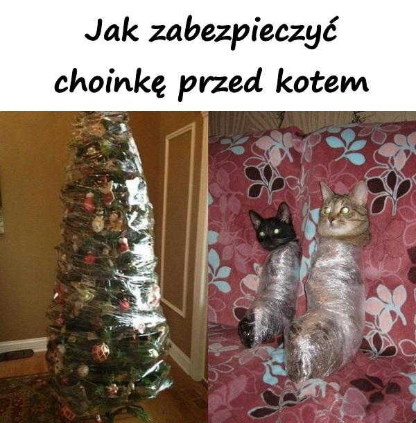 Jak zabezpieczyć choinkę przed kotem