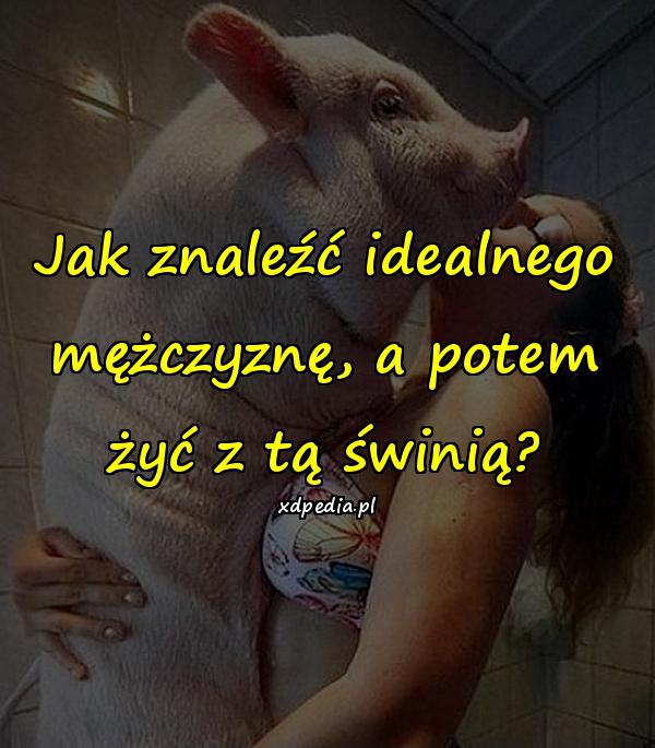 Jak znaleźć idealnego mężczyznę, a potem żyć z tą świnią