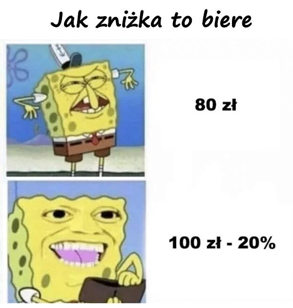 Jak zniżka to biere