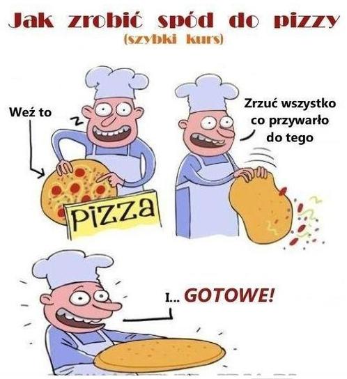 Jak zrobić spód od pizzy? (szybki kurs) Weź to... Zrzuć