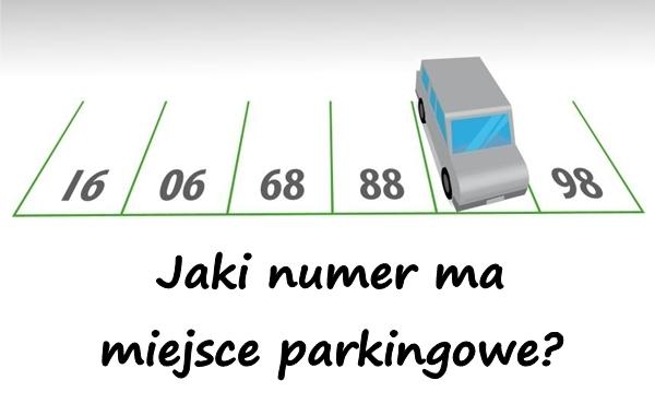 Jaki numer ma miejsce parkingowe