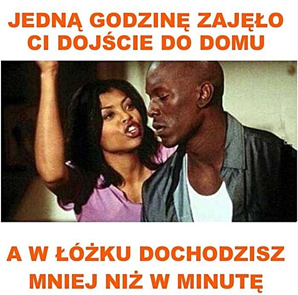 Jedną godzinę zajęło ci dojście do domu. A w łóżku