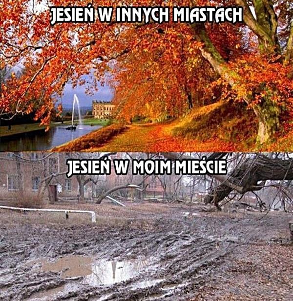 Jesień w innych miastach