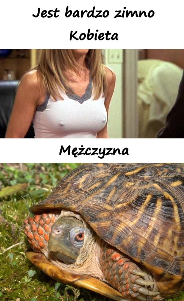 Jest bardzo zimno - Kobieta a Mężczyzna