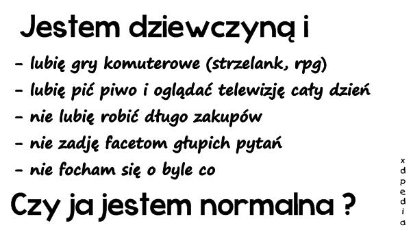 Jestem dziewczyną i: - lubię gry komuterowe (strzelank