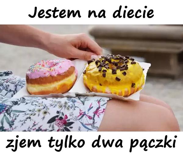 Jestem na diecie, zjem tylko dwa pączki