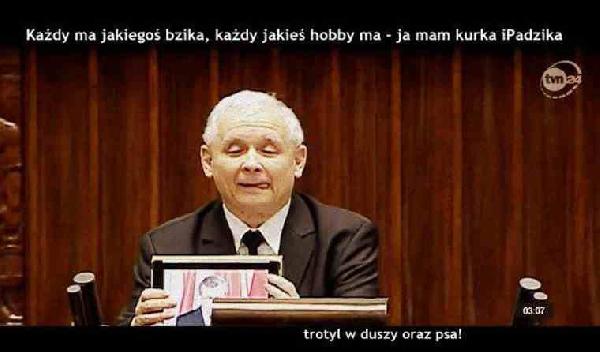 Każdy ma jakiegoś bzika, każdy jakieś hobby ma ja mam kurka