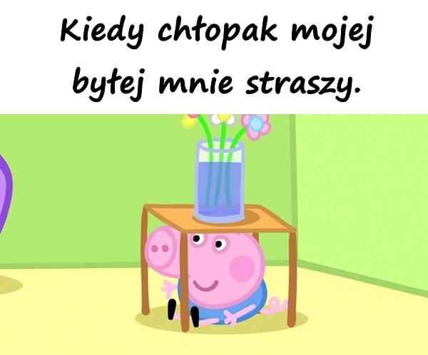 Kiedy chłopak mojej byłej mnie straszy