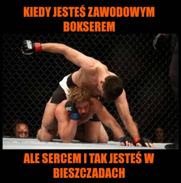 Kiedy jesteś zawodowym bokserem, ale sercem i taj jesteś w