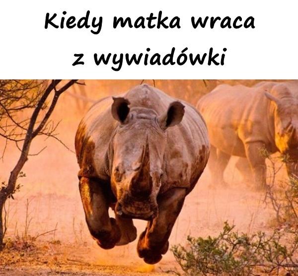 Kiedy matka wraca z wywiadówki