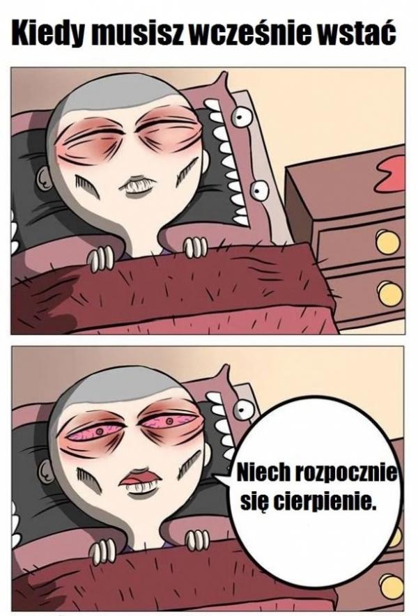 Kiedy musisz wcześniej wstać