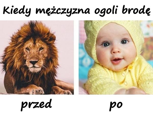 Kiedy mężczyzna zgoli brodę