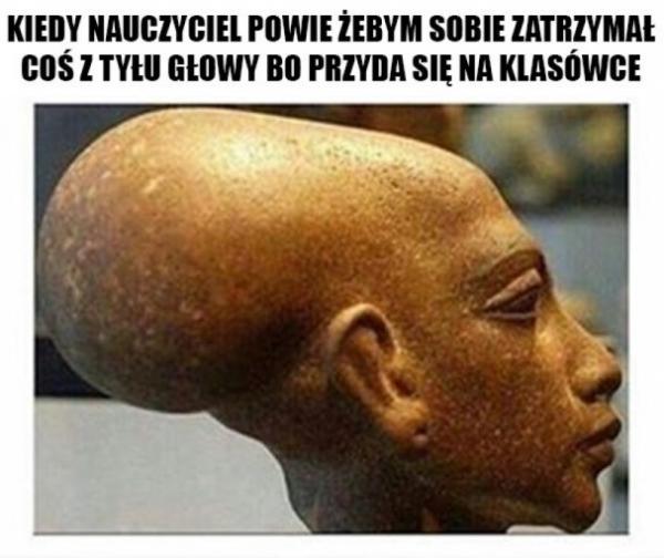 Kiedy nauczyciel powie żebym sobie zatrzymał coś z tyłu