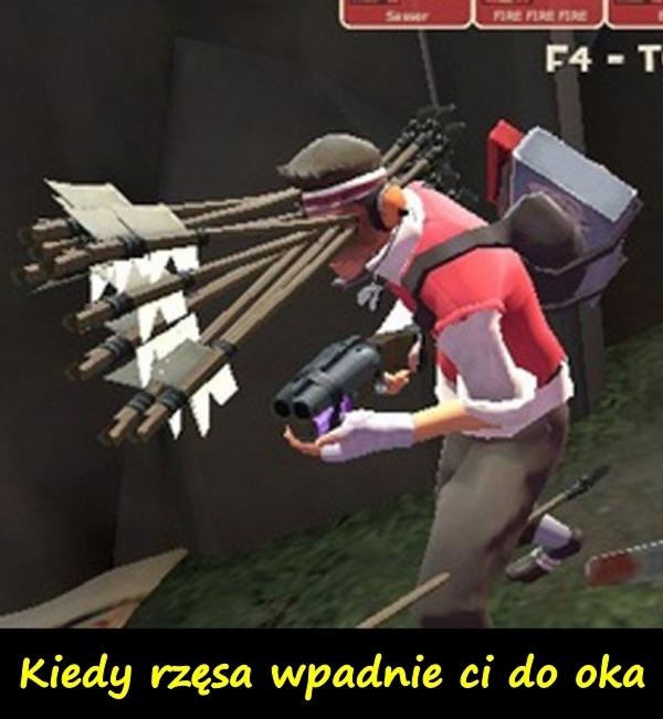 Kiedy rzęsa wpadnie ci do oka