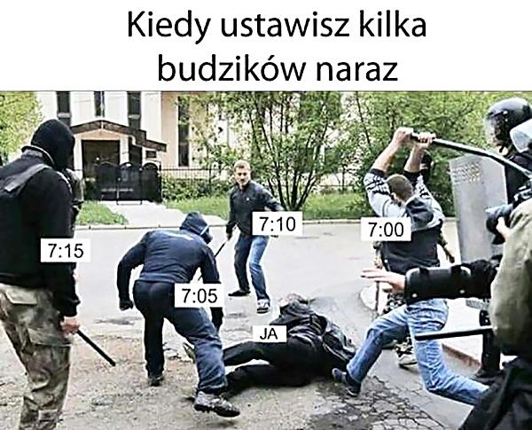 Kiedy ustawisz kilka budzików naraz