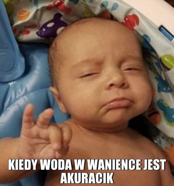 Kiedy woda w wanience jest akuracik