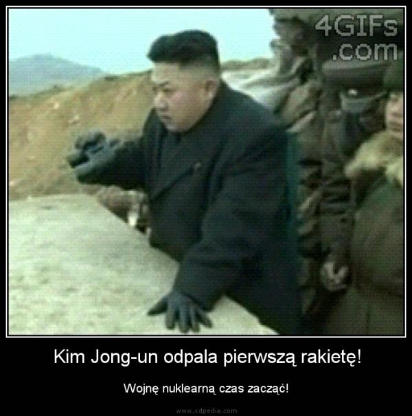 Kim Jong-un odpala pierwszą rakietę! Wojnę nuklearną czas