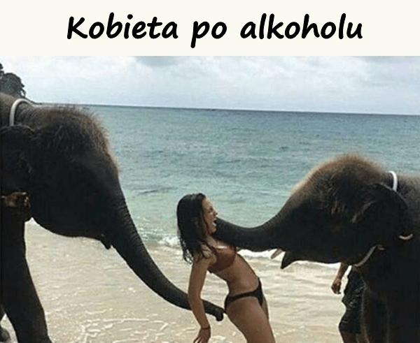 Kobieta po alkoholu