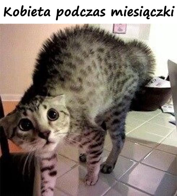 Kobieta podczas miesiączki