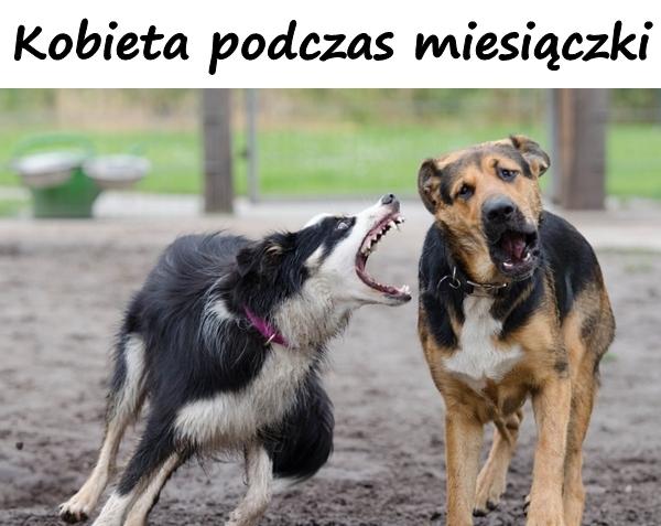 Kobieta podczas miesiączki