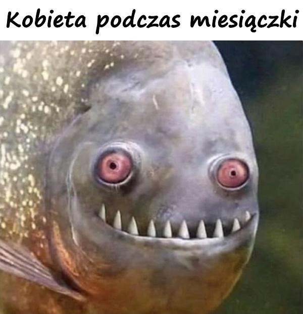 Kobieta podczas miesiączki