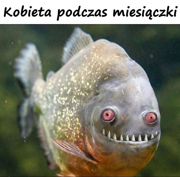 Kobieta podczas miesiączki