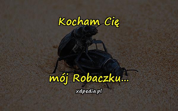 Kocham Cię mój Robaczku