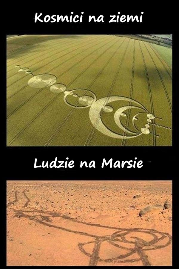 Kosmici na ziemi a ludzie na Marsie