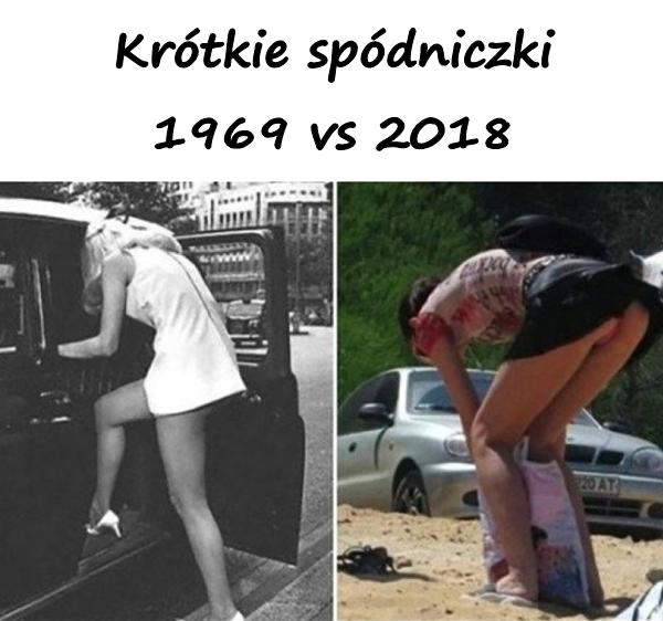 Krótkie spódniczki 1969 vs