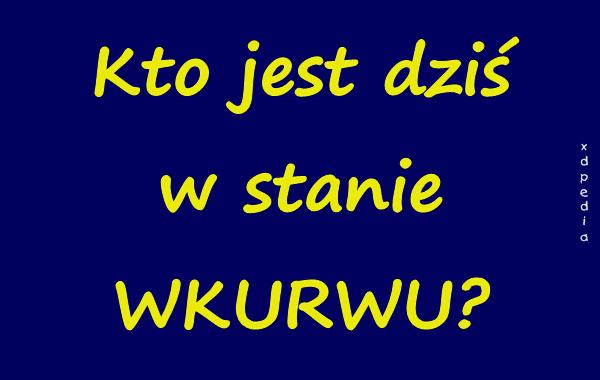 Kto jest dziś w stanie WKURWU