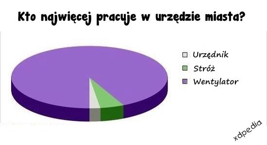 Kto najwięcej pracuje w urzędzie miasta? Urzędnik, Stróż