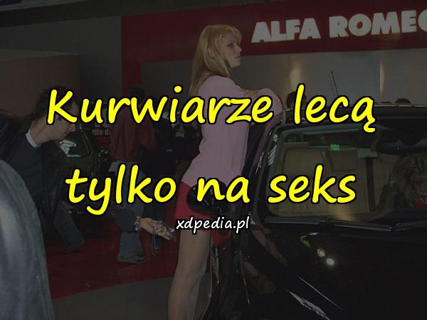 Kurwiarze lecą tylko na seks