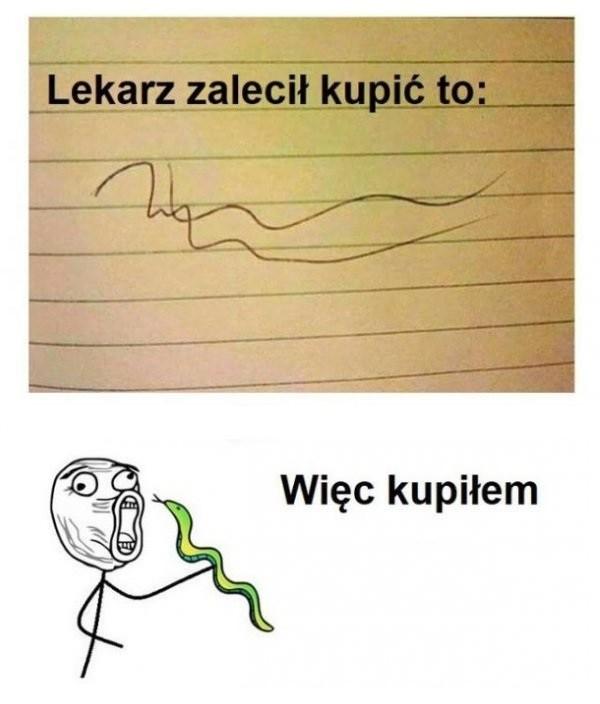 Lekarz zlecił kupić