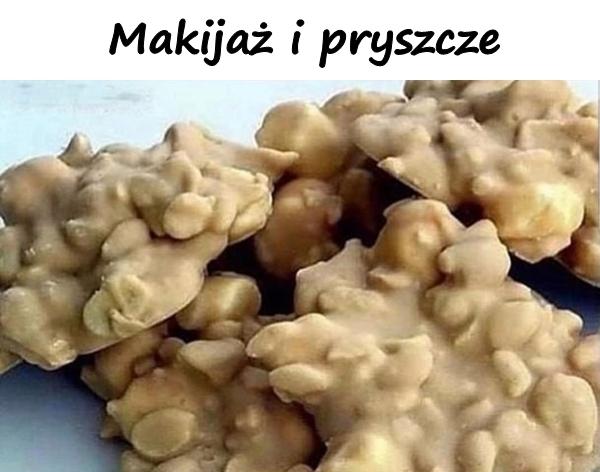 Makijaż i pryszcze